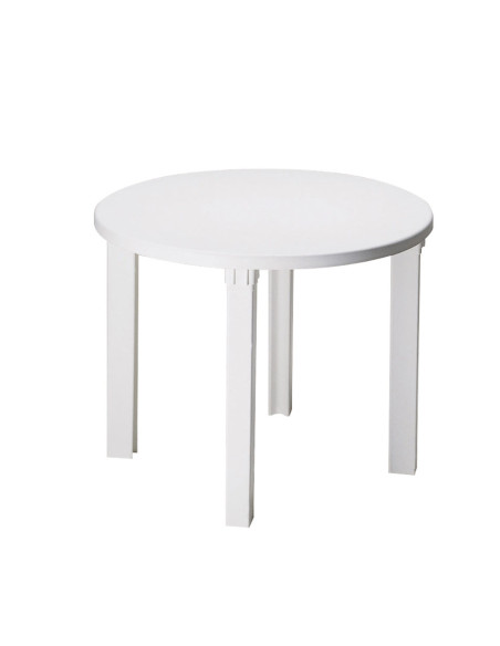 MARINA TABLE PLASTIQUE BLANC
