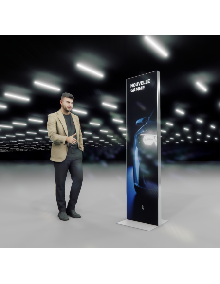 TOTEM 50X200cm IMPRESSION RECTO VERSO
