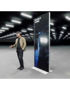 TOTEM 100X250cm IMPRESSION RECTO VERSO