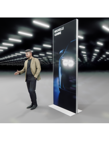 TOTEM 100X250cm IMPRESSION RECTO VERSO