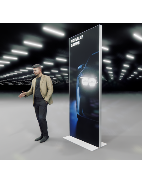 TOTEM 100X250cm IMPRESSION RECTO VERSO
