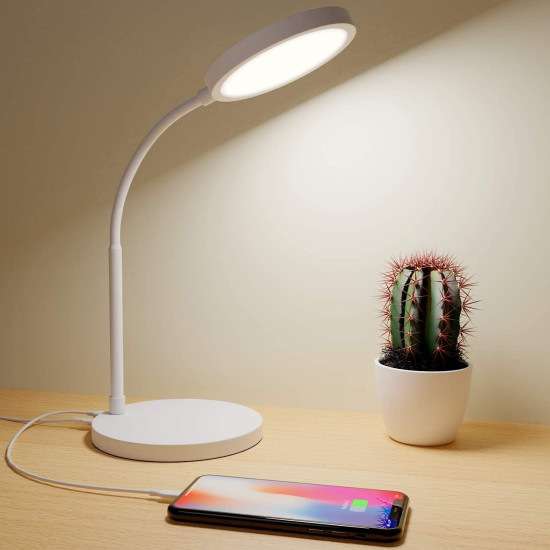 HEPSIDE LAMPE DE BUREAU LED USB BLANCHE