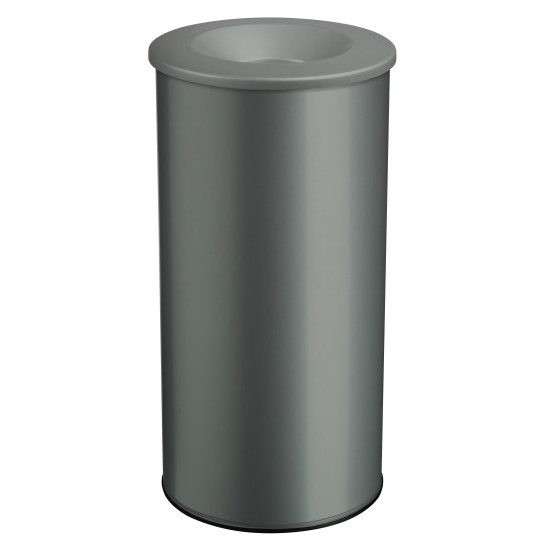 NEO POUBELLE ANTIFEU ACIER 60L GRISE