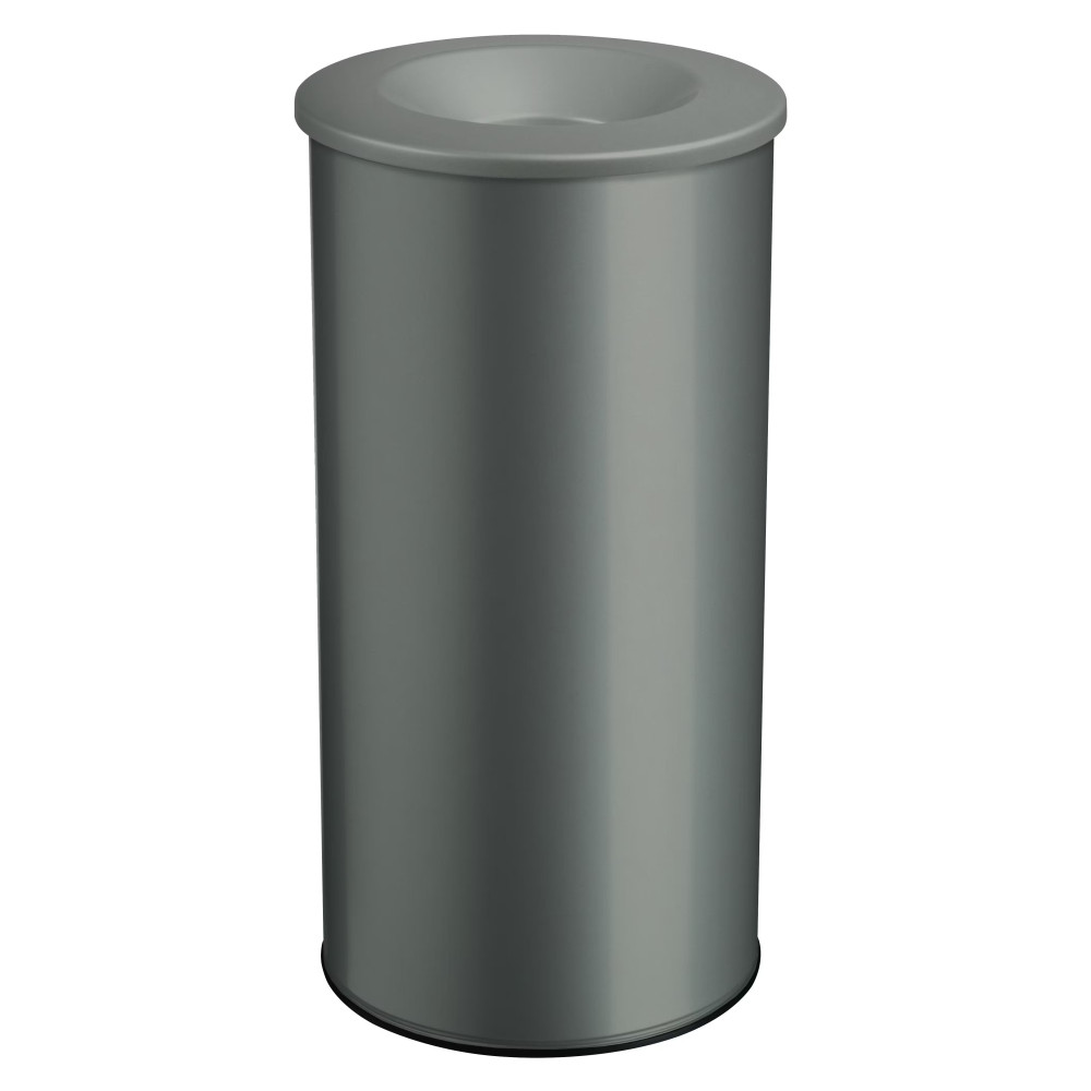 NEO POUBELLE ANTIFEU ACIER 60L GRISE