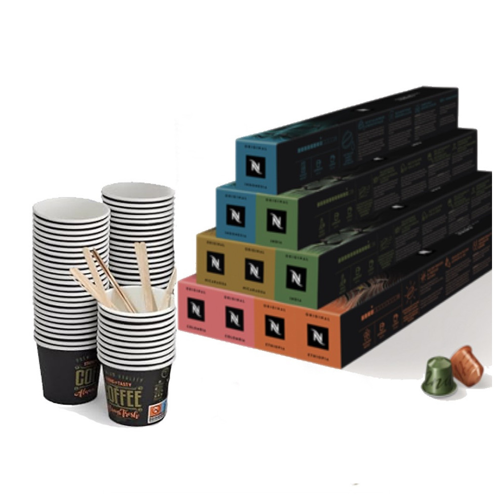 RECHARGE NESPRESSO 100 KITS CAFE