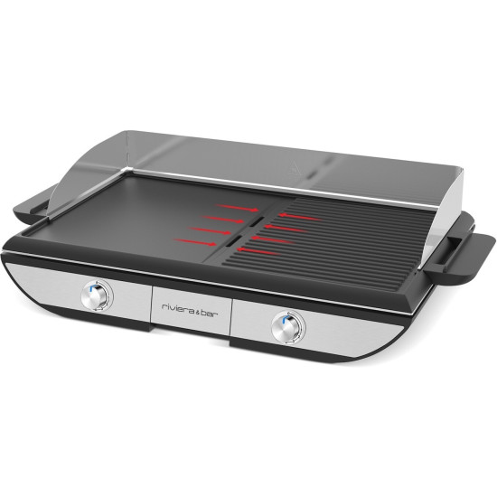 RIVIERA PLANCHA GRILL 2 ZONES A POSER QPL0675