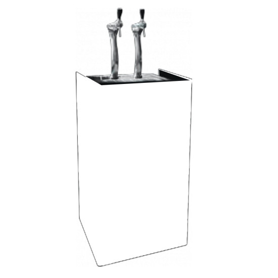 CACHE AVANT BLANC POUR TIREUSE A BIERE FESTIVAL