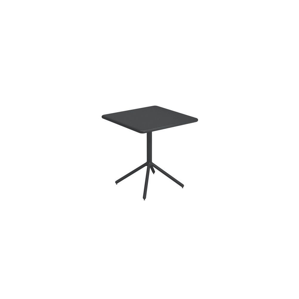 MONACO 110 TABLE ALUMINIUM NOIRE