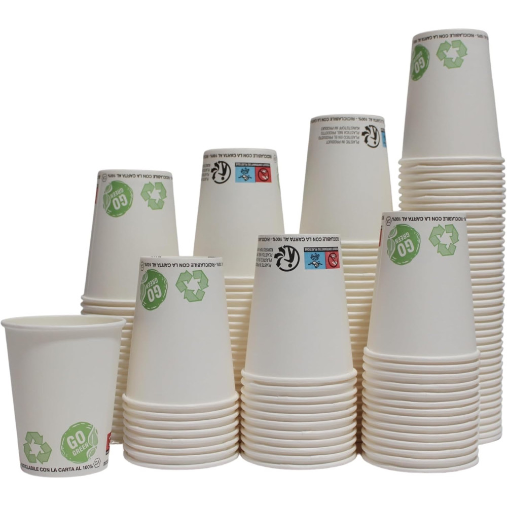 GOBELETS CARTON BLANC 25CL (x50)