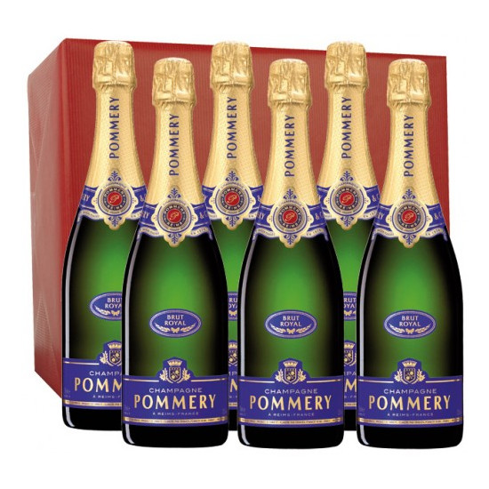 CHAMPAGNE POMMERY BRUT ROYAL 6 BOUTEILLE5 75CL