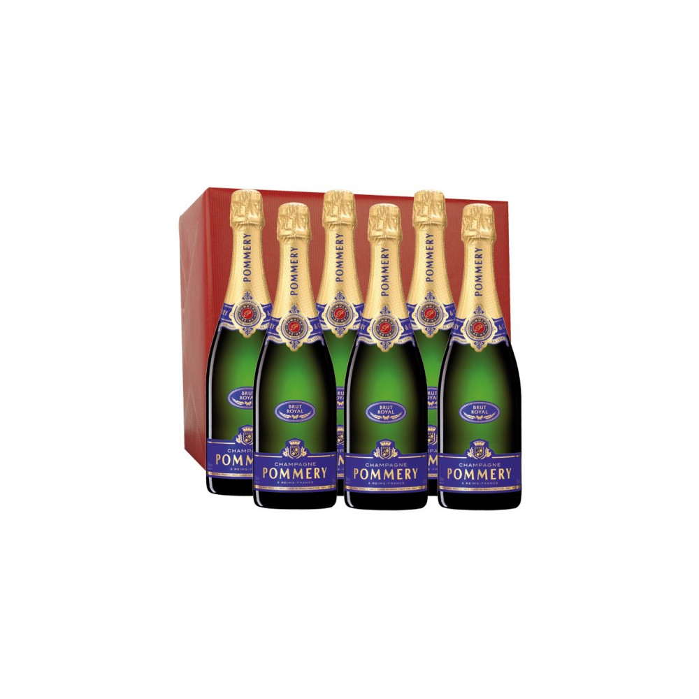 CHAMPAGNE POMMERY BRUT ROYAL 6 BOUTEILLE5 75CL