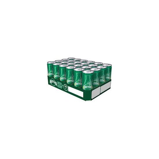 EAUX BOISSONS PERRIER 24 BOITES DE 33CL
