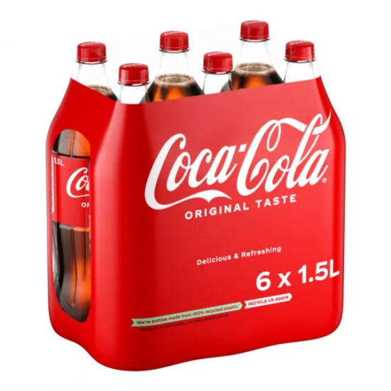 SODAS COCA COLA 6x BOUTEILLES DE 1,5L