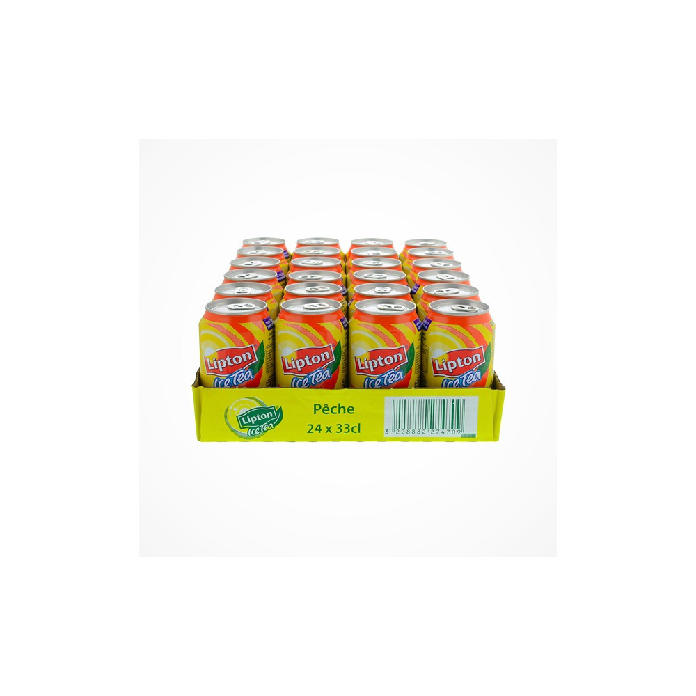 SODAS LIPTON ICE TEA 24 BOITES DE 33CL