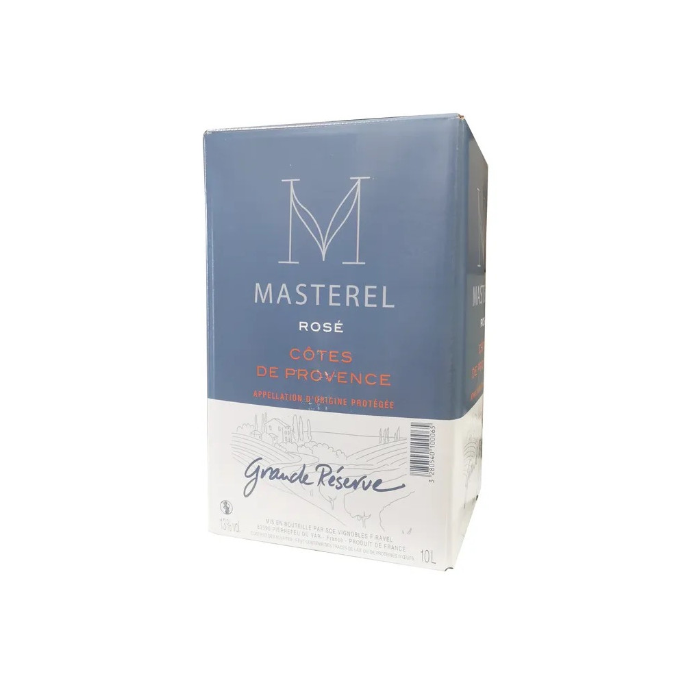 VIN ROSE AOC CÔTES DE PROVENCE BIB 10 LITRES