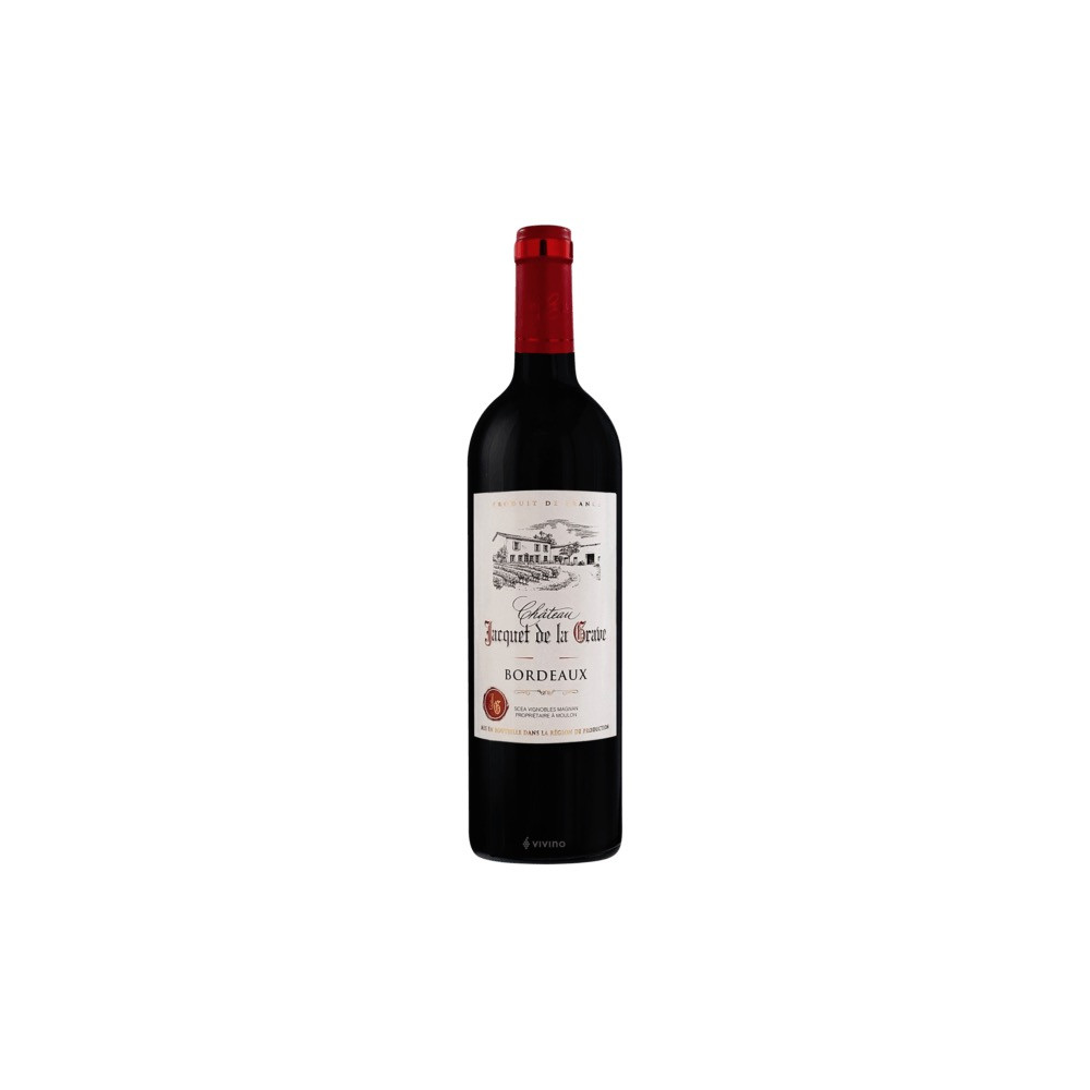 VIN ROUGE AOC BORDEAUX 6x BOUTEILLE5 75CL