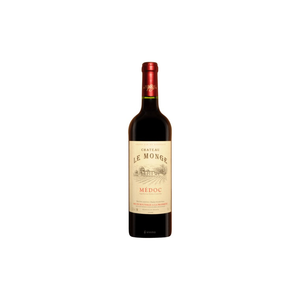 VIN ROUGE AOC MÉDOC 6x BOUTEILLE5 75CL