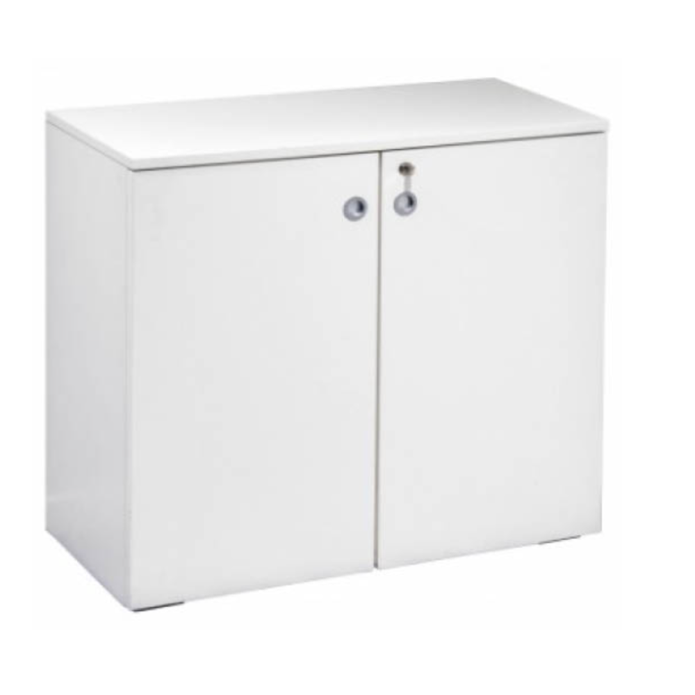 RANGEMENT BAS 2 PORTES BLANC
