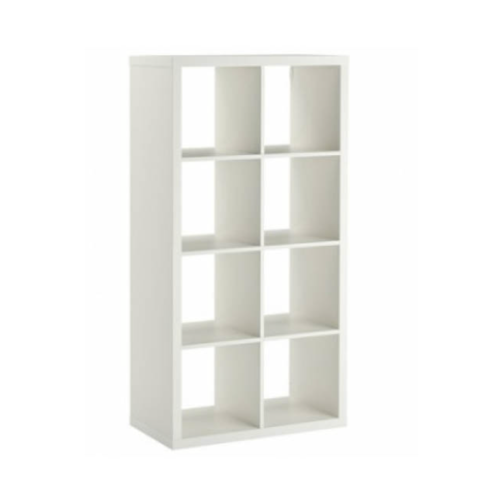 ETAGERE SAMOA 8 CASIERS BLANCHE
