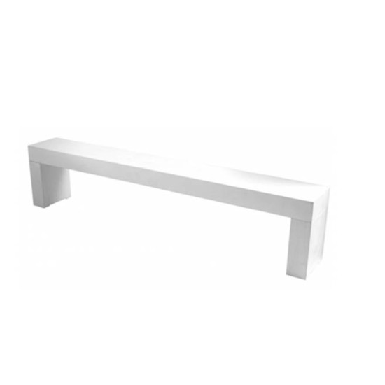 BANC MILANO BLANC 220cm
