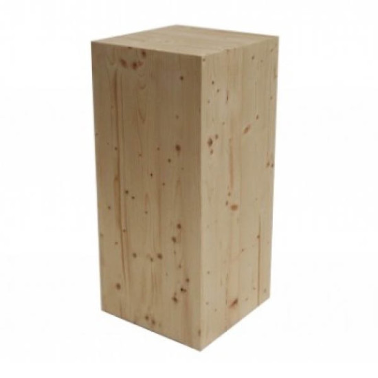 STELE COME 40X40 H100 BOIS NATUREL