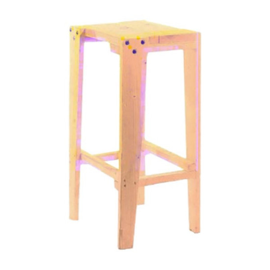 TABOURET HAUT ECO BOIS