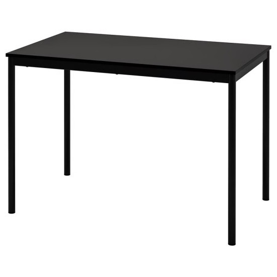 TABLE REGIE NOIRE 110x70cm