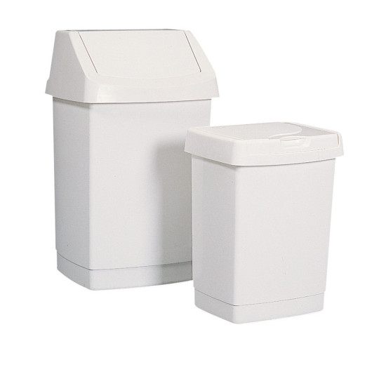 BIN PETITE POUBELLE 30L PLASTIQUE BLANCHE