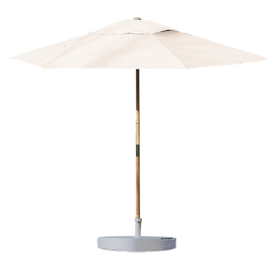 PARASOL DIAMETRE 300 BOIS / CREME