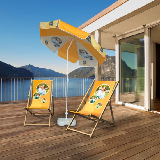PARASOL DIAMETRE 180 PERSONNALISE