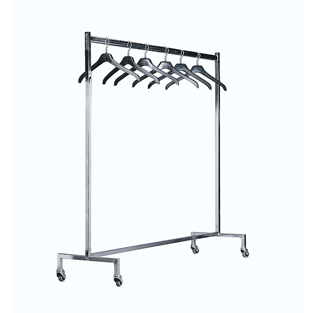 RAVENNA PORTANT DE VESTIAIRE CHROME + 30 CINTRES