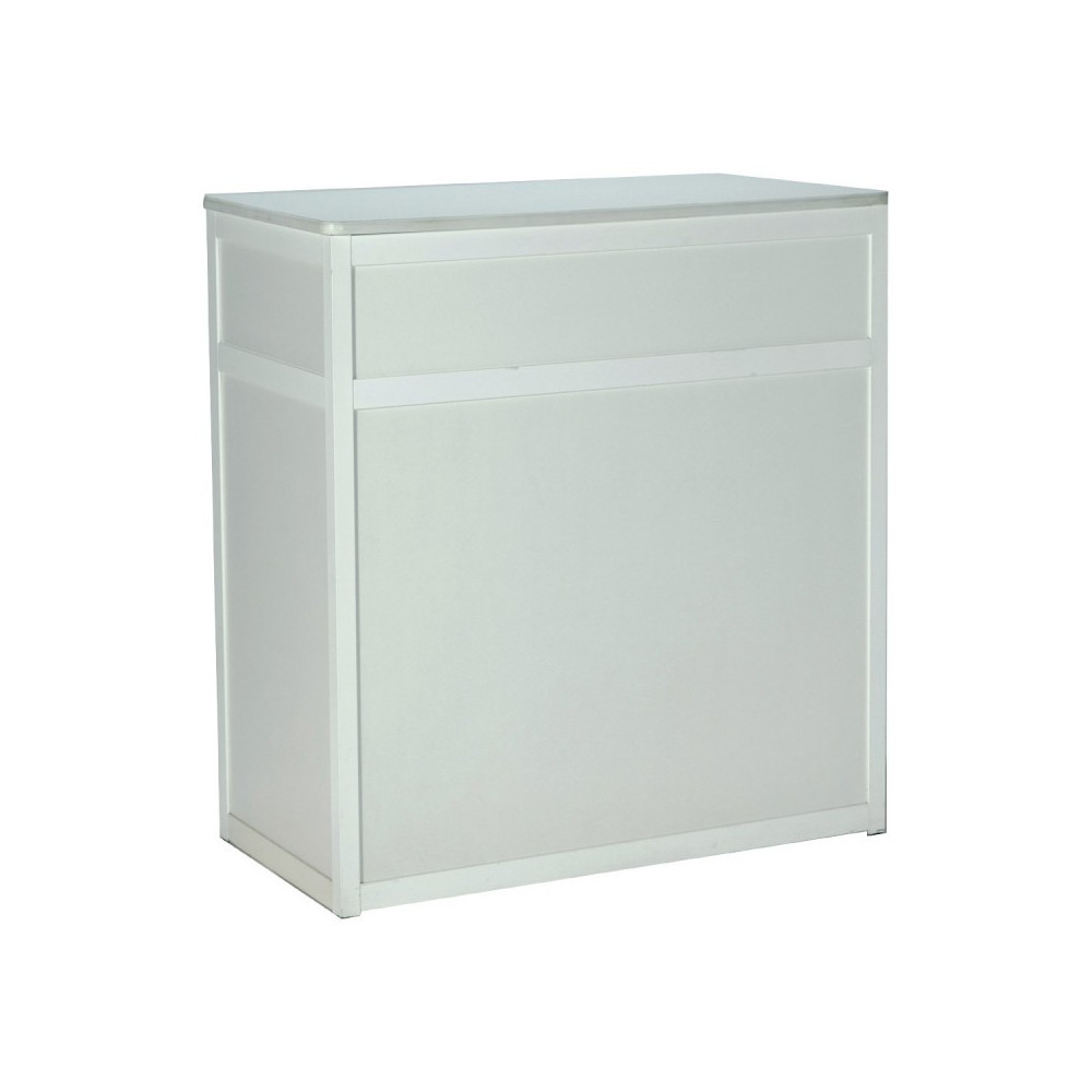 ORSAY COMPTOIR MELAMINE BLANC