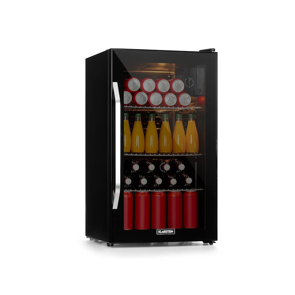 ARRIERE BAR REFRIGERE 80L NOIR ET VERRE