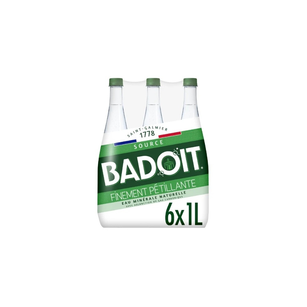 EAU BADOIT 6x BOUTEILLES DE 1L