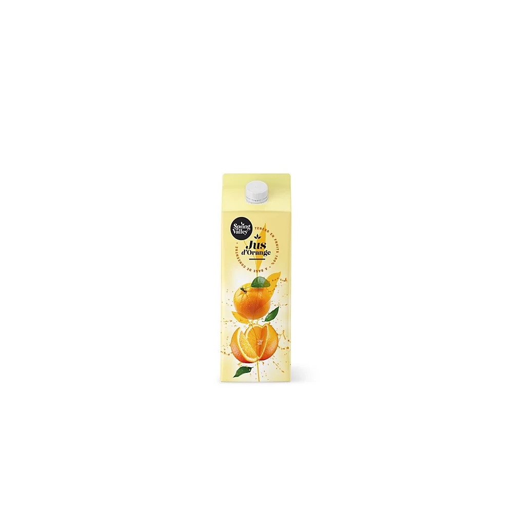 SPRING VALLEY JUS DE FRUITS 6x BRIQUES JUS D'ORANGE DE 1L