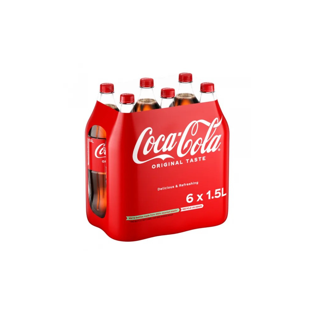 SODAS COCA COLA 6x BOUTEILLES DE 1,5L