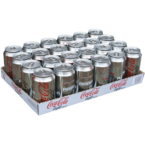 SODAS COCA COLA SANS SUCRES 24 BOITES DE 33CL