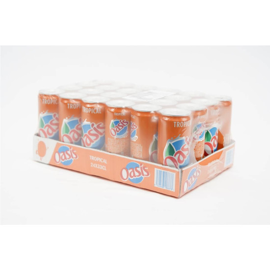SODAS OASIS TROPICAL 24 BOITES DE 33CL