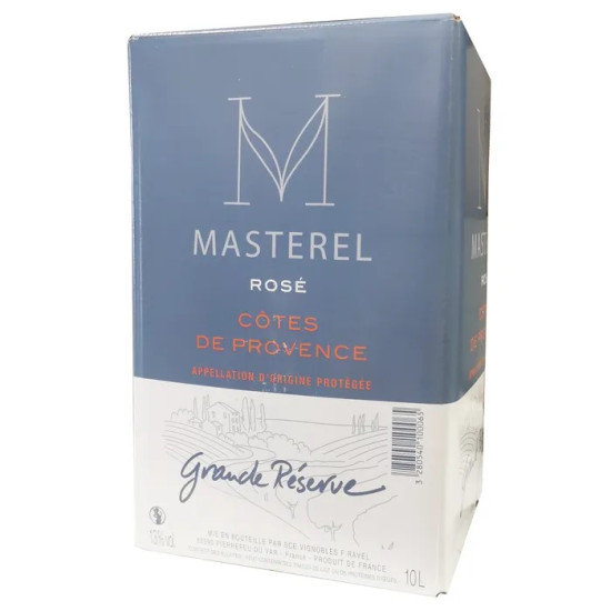 VIN ROSE AOC CÔTES DE PROVENCE BIB 10 LITRES