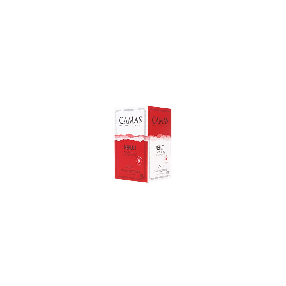 VINS ROUGE MERLOT VIN DE PAYS D'OC BIB 10 LITRES
