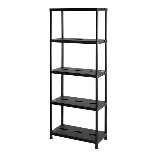 NEWTON “S” ETAGERE PLASTIQUE NOIR 70CM