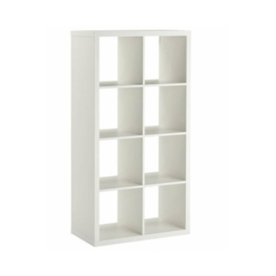 ETAGERE SAMOA 8 CASIERS BLANCHE