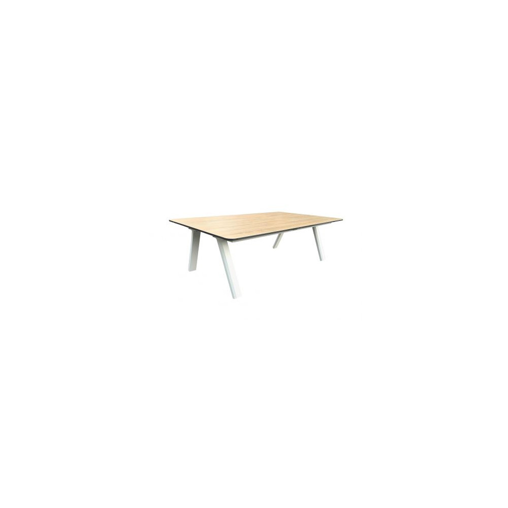 DONOSTIA TABLE PLASTIQUE/ACIER BOIS