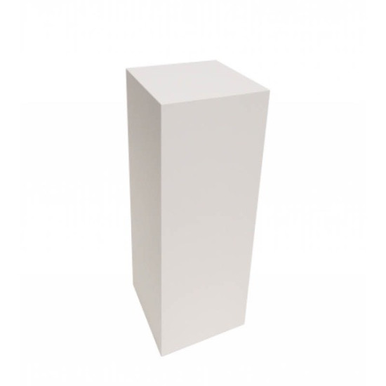 STELE COME 40X40 H80 BLANC