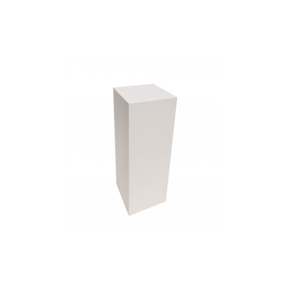 STELE COME 40X40 H80 BLANC