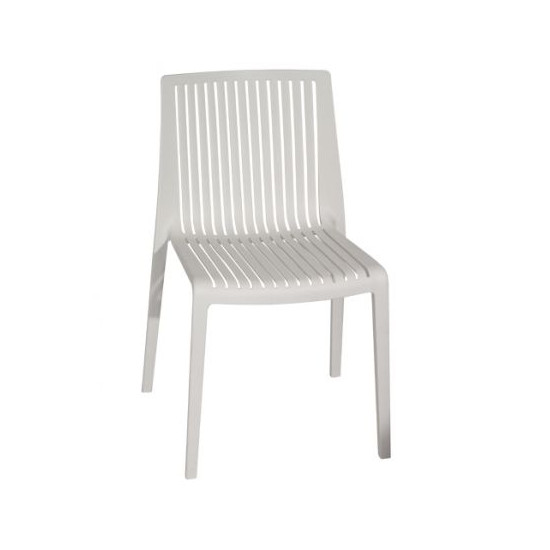 BOJANO CHAISE PLASTIQUE BLANC