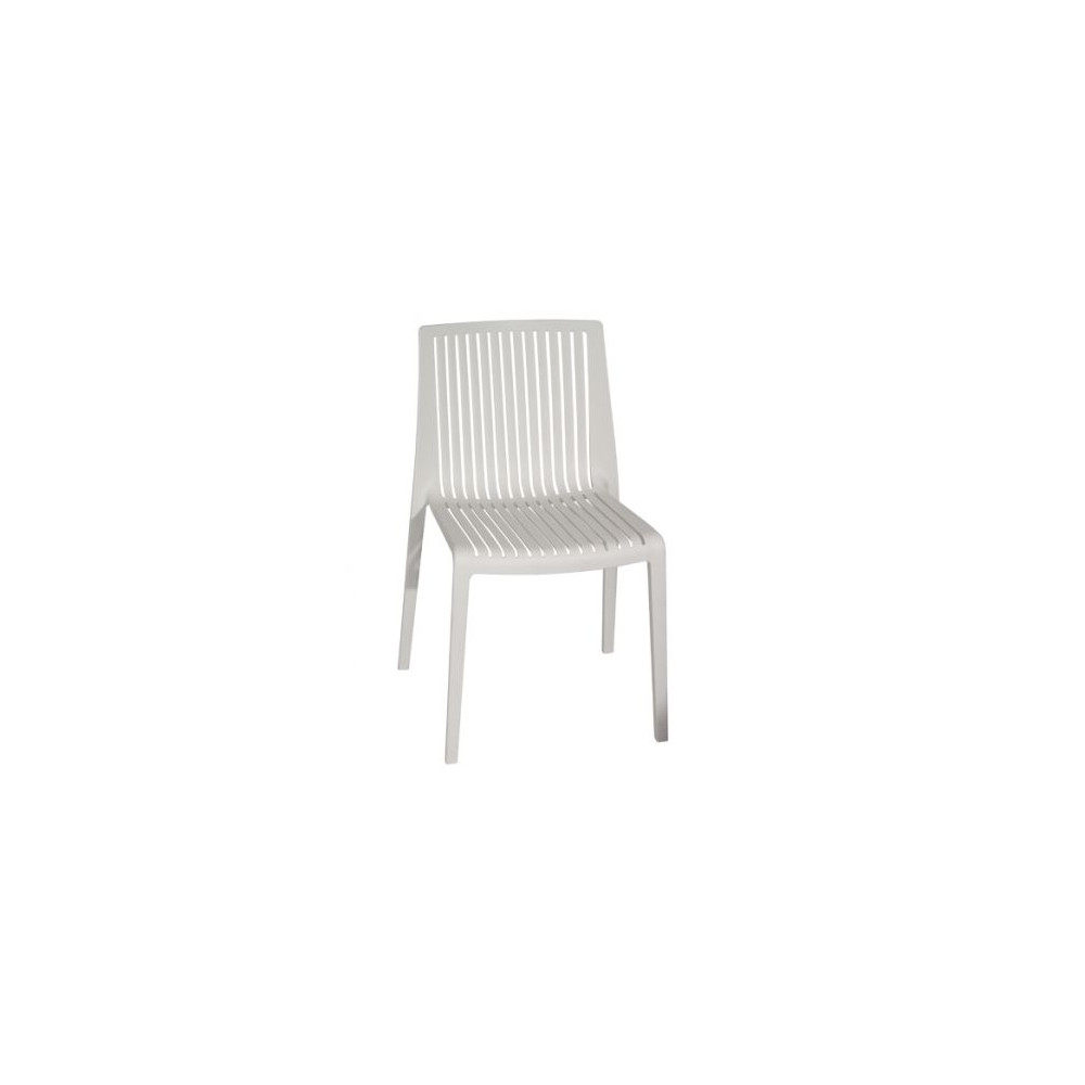 BOJANO CHAISE PLASTIQUE BLANC
