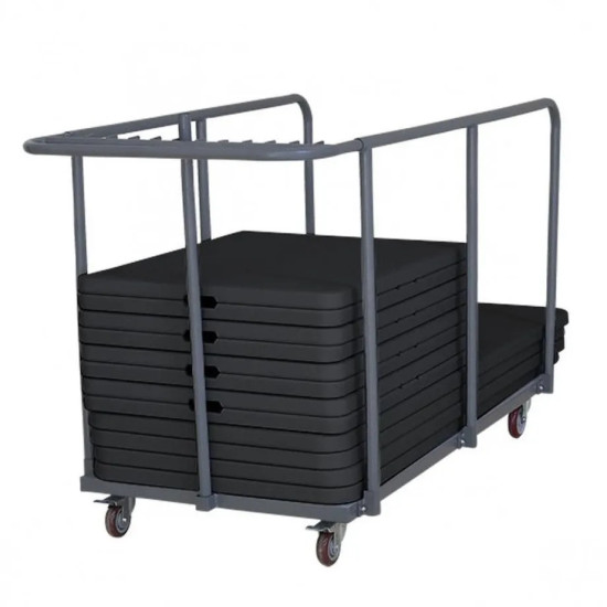TABLE PLIANTE REGIE NOIRE 180X75cm