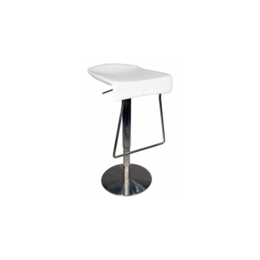 INDIANA TABOURET DE BAR CHROME ET CUIR