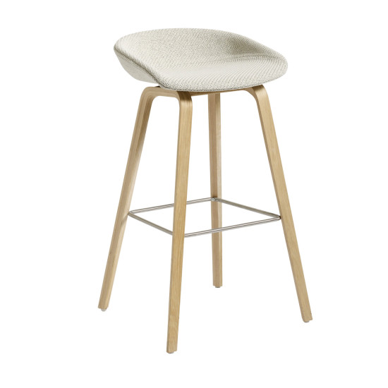 AMAGNI BAR SOFT TABOURET TISSU/BOIS